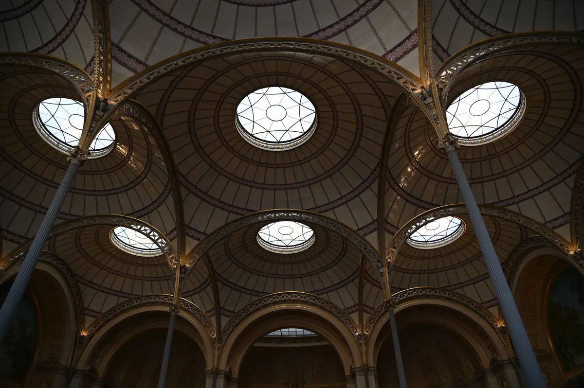 Les coupoles de la salle Labrouste, Bibliothèque nationale de France
